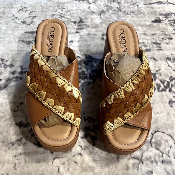 Cordani Joanie Woven Wedge Sz 40 - Picture 7 of 8